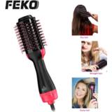 👉 Hair straightener multicolor 3 IN 1 Dryer Hot Air Comb Curler Brush Salon Styling Tools