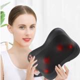 👉 Massager Electric Pain Relief Back Neck Home Car Deep Kneading Cushion Massage Pillow with Heat for Shoulders Lower