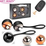 👉 Kegel silicone vrouwen Vaginal Ball Wireless Remote Vibrator Egg Ben Wa Sex Toys for Women Geisha Tighten Massage Sexshop