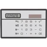 Calculator 8 Digit Ultra Thin Solar Power with Touch Screen Credit Card Design Portable Mini for Business School