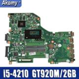 👉 Moederbord DA0ZRTMB6D0 motherboard For Acer E5-573 E5-573G notebook CPU i5 4210U GT920M 2G DDR3 100% test work