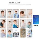👉 Poster Kpop TREASURE Matte Photocard Self Made Album Photo Cards Round Corner