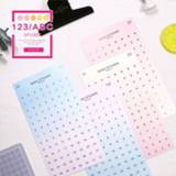 👉 Lettersticker MyPretties 2 Sheets Coloring Number Letter Stickers Functional Planner Schedule Mark Stationery