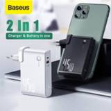 👉 Powerbank Baseus GaN Power Bank Charger 10000mAh 45W USB C PD Fast Charging 2 in 1 & Battery as One ForiP 11 Pro Laptop ForXiaomi