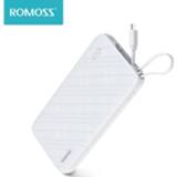 👉 Powerbank ROMOSS QS10 10000mAh Power Bank With Built-in Micro USB Cable External Battery Pack Travel Size Portable Charger For iPhone