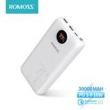 👉 30000mAh 26800mAh ROMOSS SW30 Pro Portable Power Bank Charger External Battery PD Fast Charging LED Display For Phones Tablet