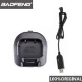 👉 Draagbare radio 100% Genuine Baofeng UV-82 UV-8D Walkie Talkie Adapter Desktop Charger Portable UV 82 Two Way USB UV82 Accessories