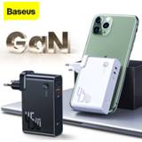 👉 Powerbank Baseus GaN 45w Power Bank 10000mAh Type C PD Fast USB Charger Portable External Battery For iPhone 11 Xiaomi