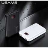 👉 Powerbank USAMS Mini Power Bank 10000mAh Portable Cell Phone Charger Dual USB For Xiaomi/iphone/Huawei Mobile External Battery