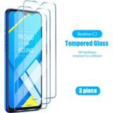 👉 Screenprotector Film Glass Cell Phone Cover 1pcs/3pcs Screen Protector for Realme 5S 5i 5 Pro HD Tempered 3 3i 2 1 Q U1 9H