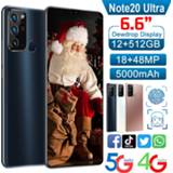 👉 Smartphone Christmas Exclusive Note20 Ultra MTK6889 Android Smartphones 6.5 Inch HD Camera 12GB+512GB 5G Cellphones Dual SIM Mobile Phone