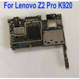 👉 Moederbord Original Mainboard For Lenovo Vibe Z2 Pro K920 3GB 32GB Motherboard Main Board Card Fee Full Chipsets Circuts Flex Cable