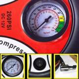 👉 Compressor 260 PSI Motors Automotive Tool Car Pump Portable Tire Inflator Air