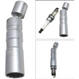👉 Make-up remover Universal 14+16mm Point Wrench Magnetic Spark Plug Sleeve Socket Car Removal Tool 12 Angle Thin Wall 3/8
