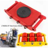 👉 Trolley Machinery Mover Machine Dolly Skate Roller 360° Rotation 8T Heavy Duty cargo moving tank