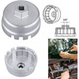 👉 Make-up remover Oil Filter Wrench for Toyota Corolla Rav4 Matrix Prius Engines Cap Exquisite 7.8cm Drive-3/8