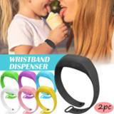 Polsband multicolor silicone Kid Liquid Wristband Hand Dispenser Bracelet Wearable Sanitizer Pumps Disinfectant 2020