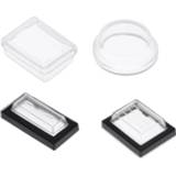Waterdichte behuizing silicone Uxcell 10-20pcs Waterproof Case Switch Covers Caps Protector Clear for Boat Rocker 24x17x8mm 37x30x14mm