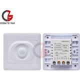 👉 Switch AC 110V 220V LED PIR Motion Sensor IR Infrared Human Induction Detect Indoor Outdoor On Off Light