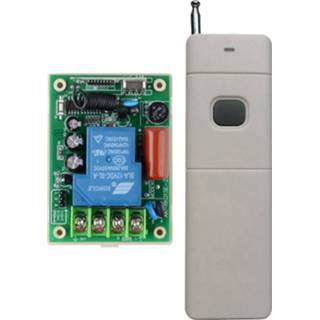👉 Afstandsbediening Wireless Remote Control Switch 220v AC 30A Relay High Load Receiver 200-3000m Long Range Transmitter 315/433 Water-Pump