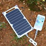 👉 Powerbank 6W 5V USB Port Solar Panel Portable Sunpower Cells Semi-flexible Board Mobile Phone Photovoltaic Charging Power Bank