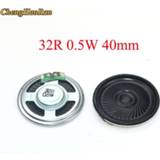 👉 Luidspreker ChengHaoRan 1pcs Ultra-thin speaker 32 ohms 0.5 watt 0.5W 32R Diameter 40MM 4CM thickness 5MM