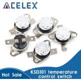 Switch 2PCS Normally Open KSD301 10A 250V 40-135 degree Bakelite KSD-301 Temperature Thermostat Sensor 50 60 65 70 75 80 90 100