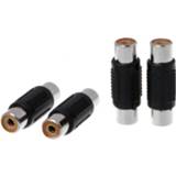 👉 Jack plug 5 Pcs RCA Female to Audio Video Cable Adapter Connector Y98E