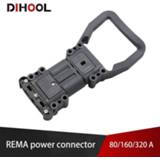👉 F-connector 80A/160A/320A REMA Battery Connectors 150V Anderson Forklift Power Connector Charging Industrial Plug for Electric Pallet Trucks