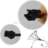 👉 F-connector 10 Size Available 1PCS EL Wire Connectors One Male Connector with 2 to Female as LED light Accessories