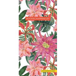 Boodschappenlijst - Tropical Flowers. ZNU, Paperback 9789044758832