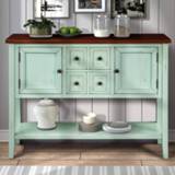 👉 Dressoir Kitchen Furnirures Buffet Sideboard Console Table With Bottom Shelf Cabinet Modern Wooden Container House Furniture