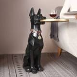 👉 Ornament Modern art Dog Statue room decoration sculpture lovely and tray holder home