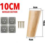 👉 Sofa 4pcs/lot Solid Wood Furniture Legs, Inclined Cone Bed Cabinet Table and Chair Replacement Feet Sloping with Screws