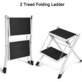 👉 Ladder Folding Anti- Slip Little Giant 2 Tread Safety Step Stools With Tool Tray