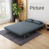 👉 Sofa small Multifunctional folding bed, apartment living room, lazy fabric, detachable and washable double single dual-purpose f