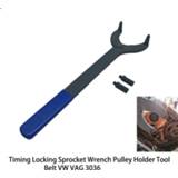 👉 Riem T10172 Car Timing Locking Sprocket Adjustable Wrench Camshaft Pulley Holder Tool Belt For VW Audi Skoda VAG 3036 Repair