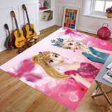 👉 Playmat baby's 3D Princess Baby Anti-slip Kitchen Dinning Room Home Bedroom Carpet Floor Mat Fireplace Decor Rug