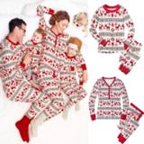 👉 2020 Christmas Family Matching Pajamas Set Cute Deer Adult Kid Clothes Xmas Sleepwear Pj's Top+Pants