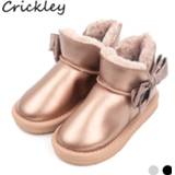 👉 Shoe kinderen meisjes Fashion Winter Warm Kids Snow Boots Princess Bow Girls Plush Fur Thick Soft Toddler Outdoor Children Shoes