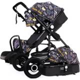 👉 Trolley baby's High Landscape Baby Stroller 3 in 1 With Car Seat and Luxury Infant Set Newborn 7 Gifts