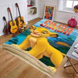 👉 Carpet baby's Baby Play Mat 80X160CM Anti Slip Simba The Lion King Anime Printed Pattern Rug for Bathroom Children Floor Pads