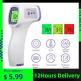 👉 Thermometer Digital Forehead Non-contact Infrared LCD Backlight Fingert Pulse Oximeter Termometro Infravermelh Body