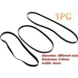👉 Riem rubber 1pc 4mm width transmission drive belt for walkman repeater cassette deck counter audio tape recorder