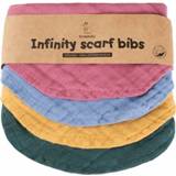 👉 Bandana baby's Kangobaby 100% Cotton Muslin Baby Bib Set Infinity Scarf Burp Cloths Saliva Towel