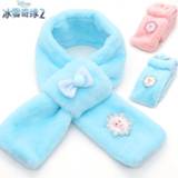 👉 Sjaal kinderen meisjes Disney Frozen 2 Elsa Kids Autumn Winter Scarves Girls Scarf Solid Soft Collar Child Keep Warm Accessories Christmas Gift