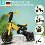 👉 Bike baby's kinderen Original Uonibaby 4 Into 1 Baby Tricycle Stroller Kids Pedal Trike Two Wheel Balance Scooter Trolley For 1-6 Years Old