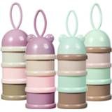 👉 Organizer baby's 3 Layers Baby Food Storage Milk Powder Dispenser Container Formula Feeding Box