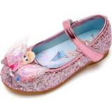 Sandaal leather meisjes Disney Fashion Girls Summer Sandals Bowknot Frozen Dress Flat-Heeled Shoes Elsa Princess Party Single