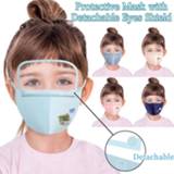 Gezichtsmasker kinderen Cotton Mouth Maske Print Scarf Dustproof Breathable Kids Facemask Cover Respirator Antidust Máscara facial Cubrebocas